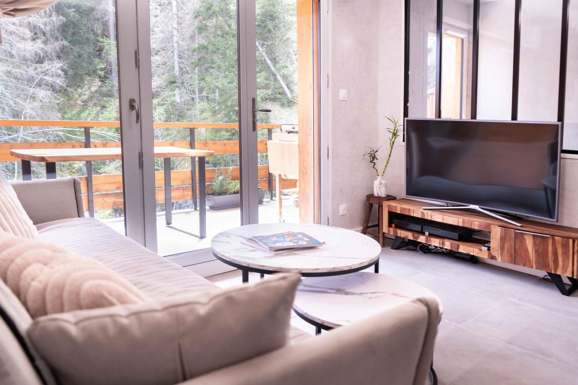 Studio Cabine Au Loup Blanc Avec Vue Mont Blanc Saint-Gervais-les-Bains Exterior photo